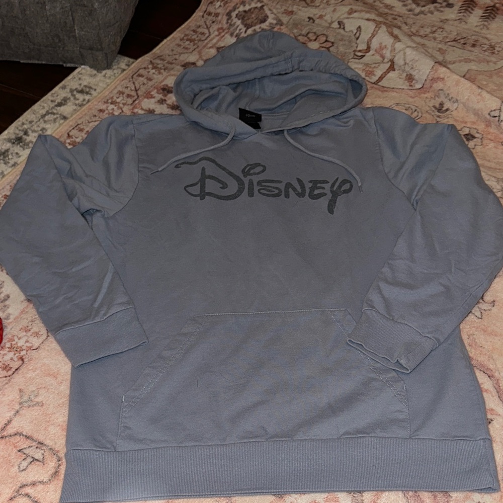 Disney  blue gray unisex Hoodie size Medium